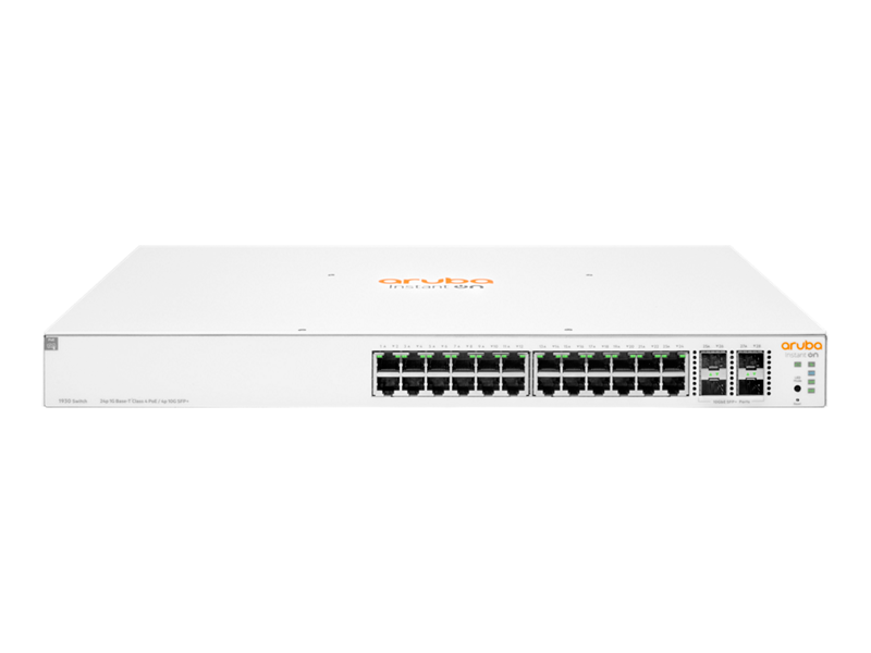 HPE Aruba Instant On 1930 24G Class4 PoE 4SFP/SFP+ 370W Switch